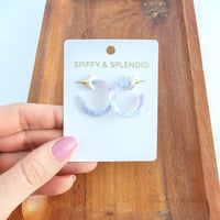 Cam Mini Hoops - Pastel Prism