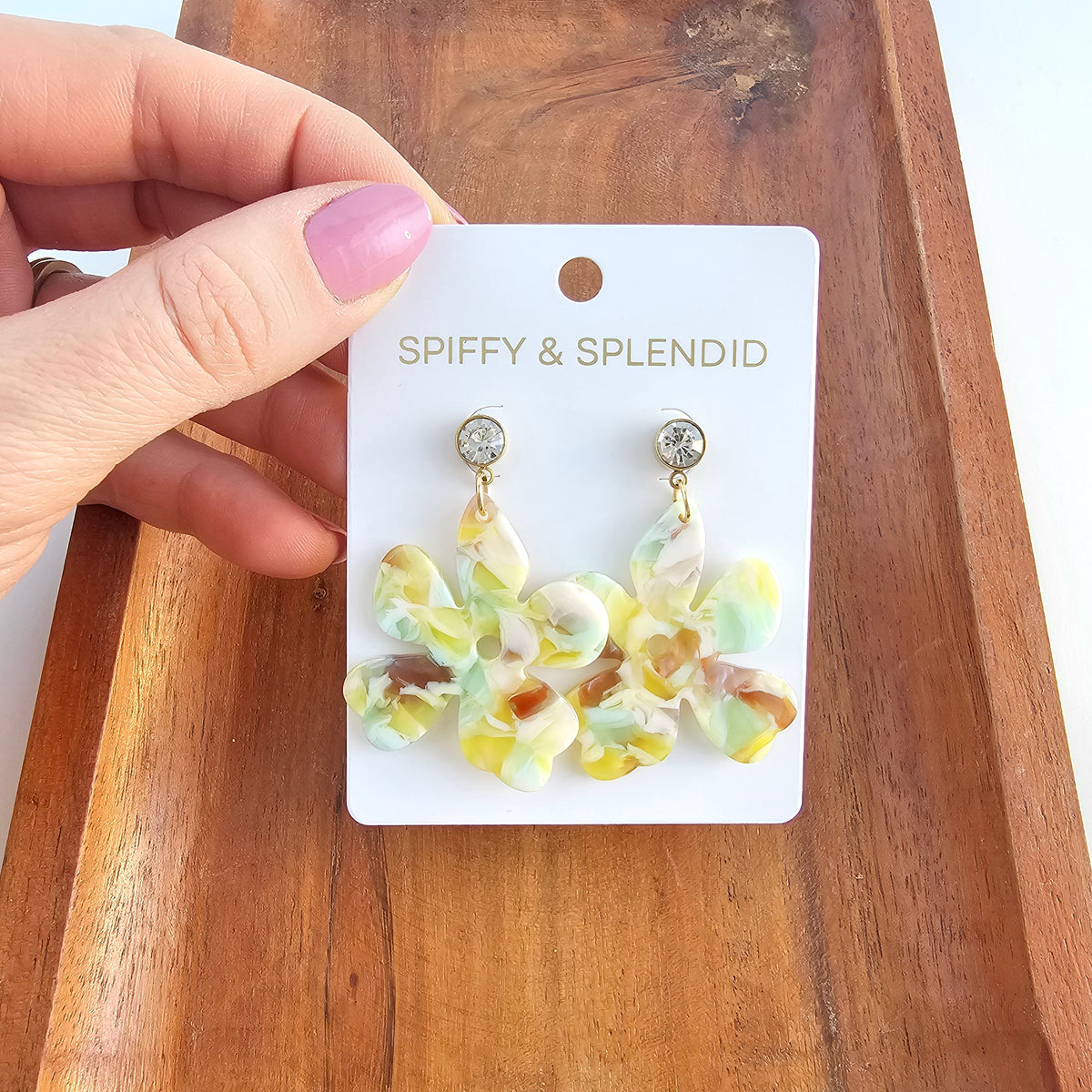 Petunia Earrings - Citron Zest