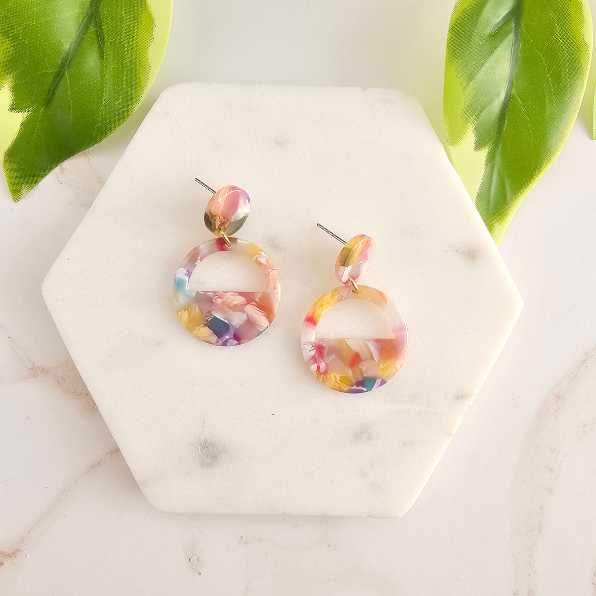 Lettie Earrings - Mosaic