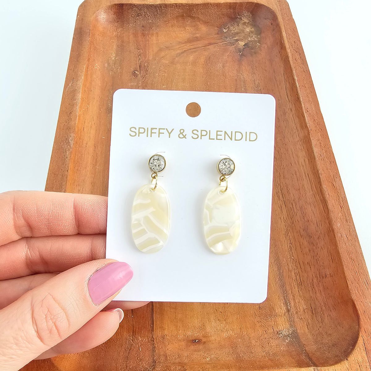 Lucy Earrings - Ivory