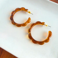 Scarlett Hoops - Amber