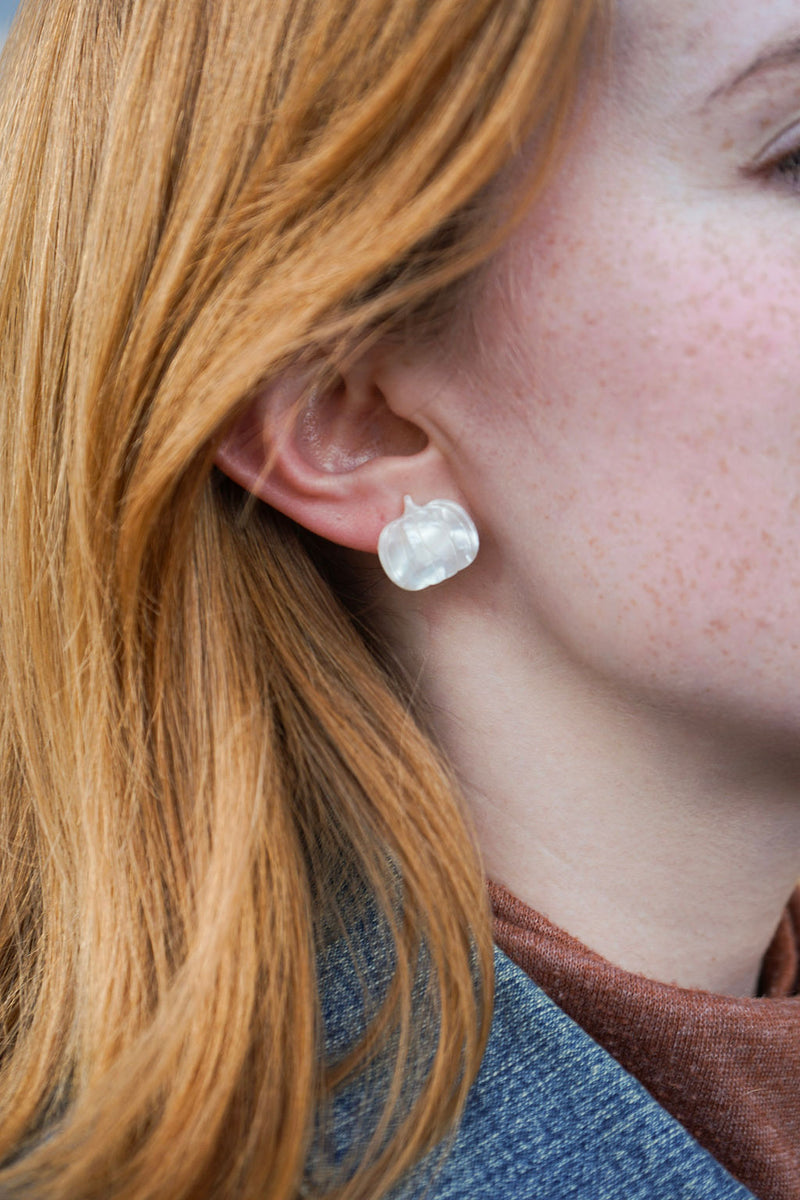 Pumpkin Patch Studs - Cream
