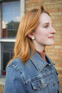 Pumpkin Patch Studs - Cream