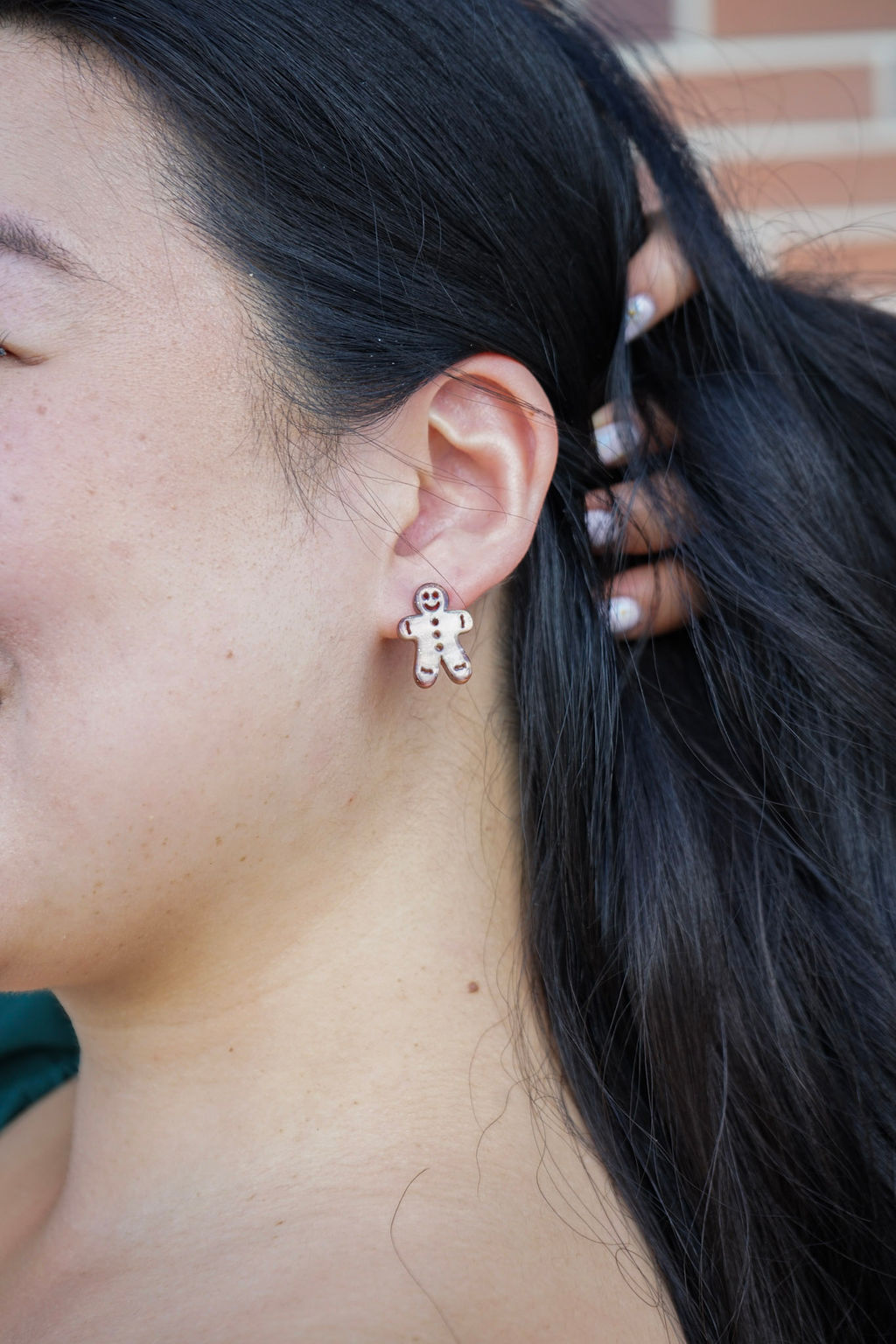 Gingerbread Studs - Brown Shimmer