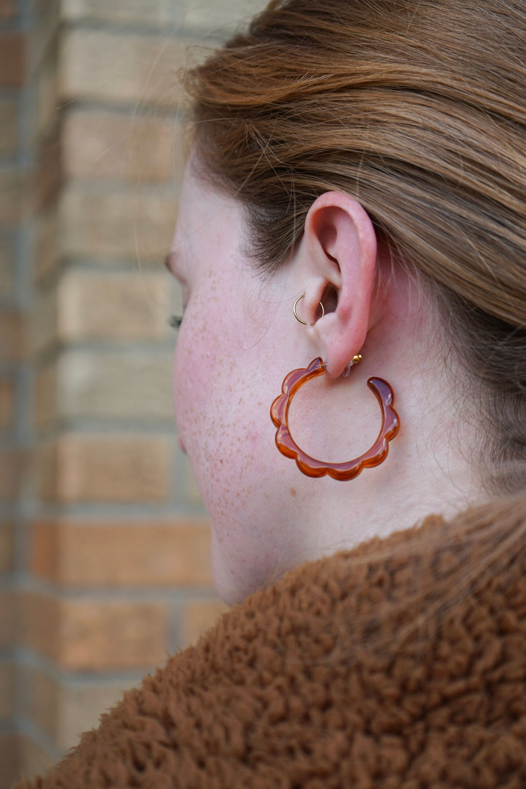 Scarlett Hoops - Amber