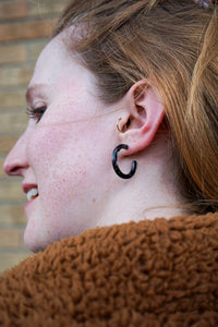 Cam Mini Hoops - Black