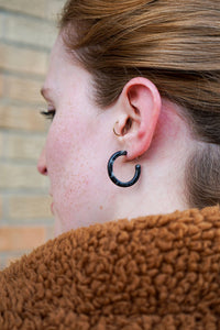 Cam Mini Hoops - Black