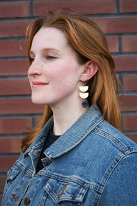 Aria Earrings - Midnight Shimmer
