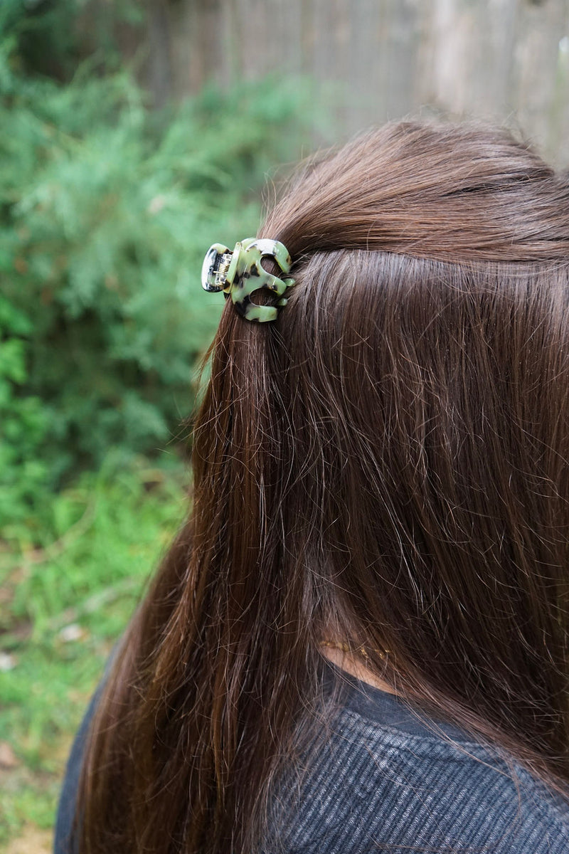 Claire Hair Claw Trio - Olive Tortoise, Blonde Tortoise, and Tortoise