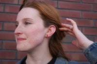 Mini Bella Studs - Scarlet