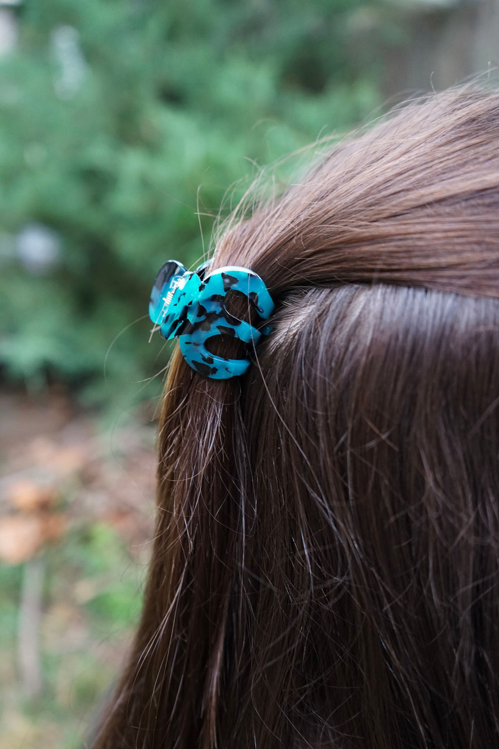 Claire Hair Claw Trio - Blue Tortoise, Snow Tortoise, and Fuchsia Tortoise