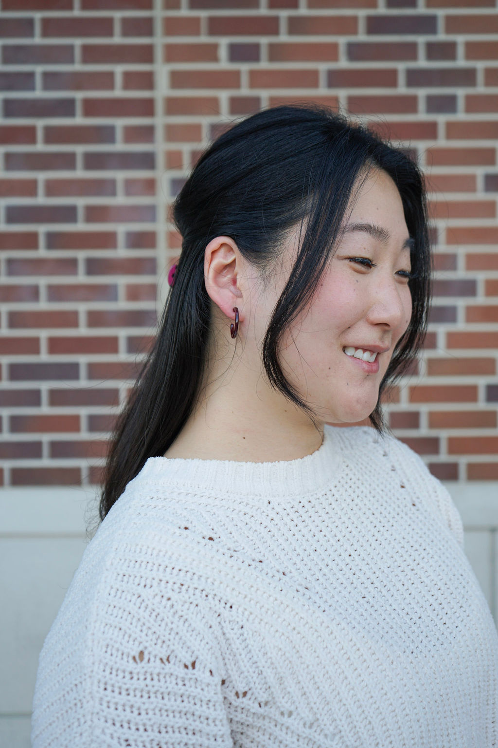 Cam Mini Hoops - Maroon