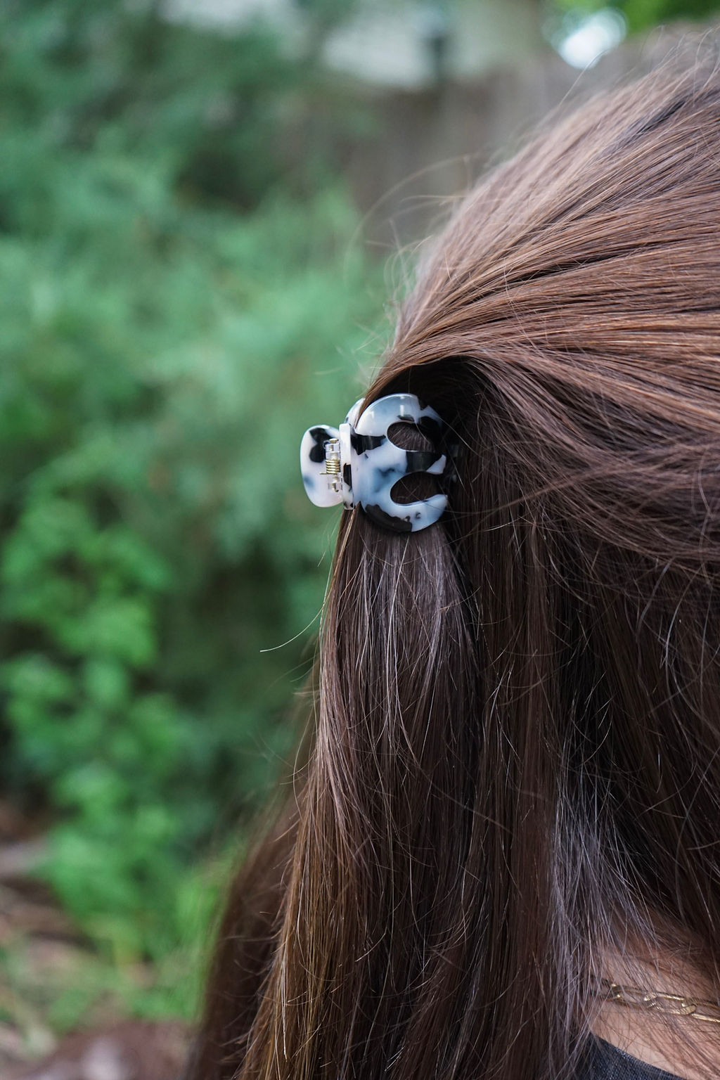 Claire Hair Claw Trio - Blue Tortoise, Snow Tortoise, and Fuchsia