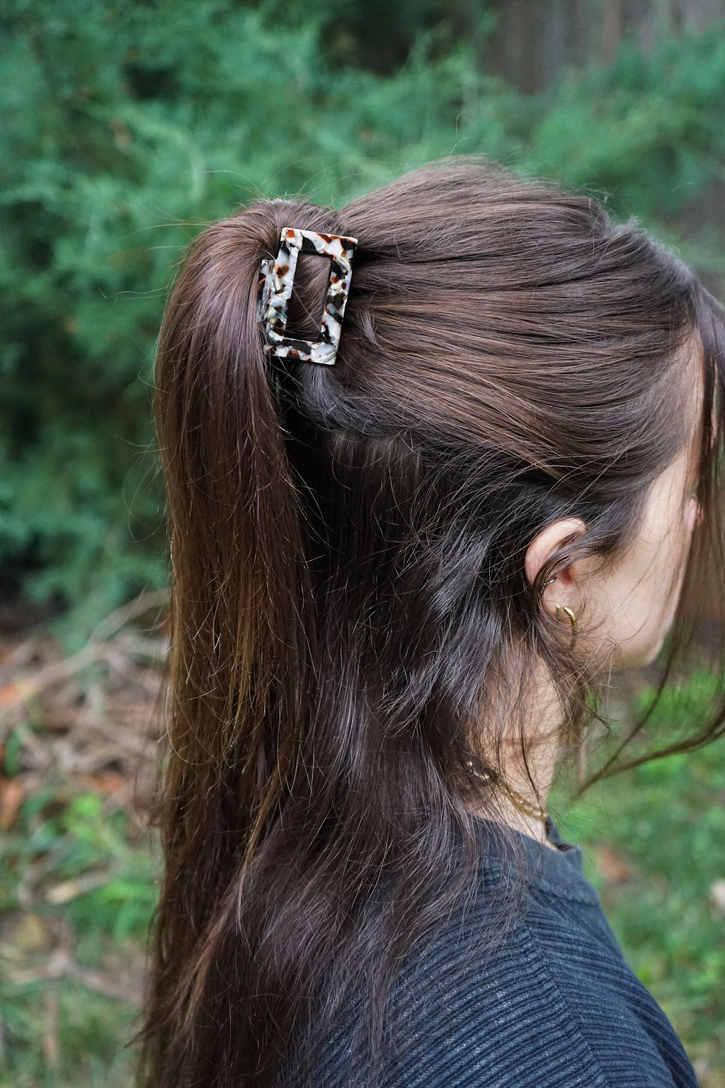 Carly Hair Claw - Chai Tea