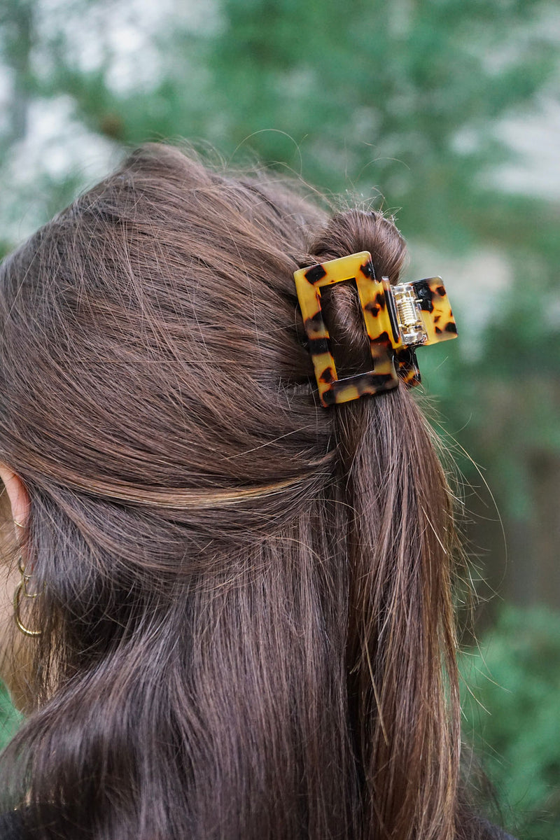 Carly Hair Claw - Tortoise