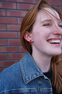 Micro Cam Mini Hoops - Scarlet