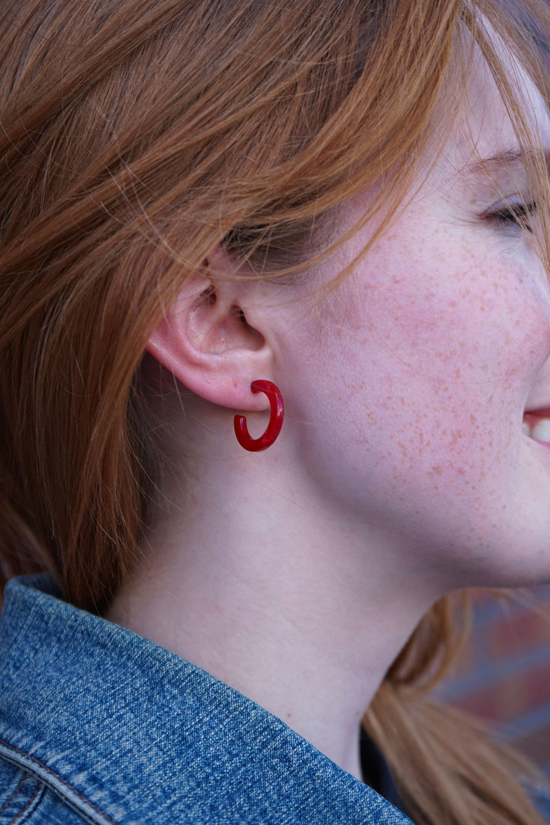 Micro Cam Mini Hoops - Scarlet