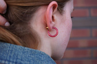 Micro Cam Mini Hoops - Scarlet