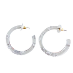 Camy Hoops - Silver Foil