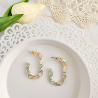 Jenna Hoops - Creamsicle Mint