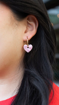 Sweetheart Hoops - Pink