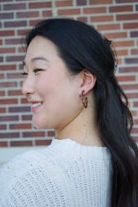 Camy Hoops - Coffee Shimmer