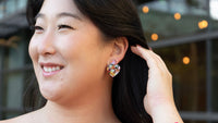 Darling Heart Earrings - Fiesta