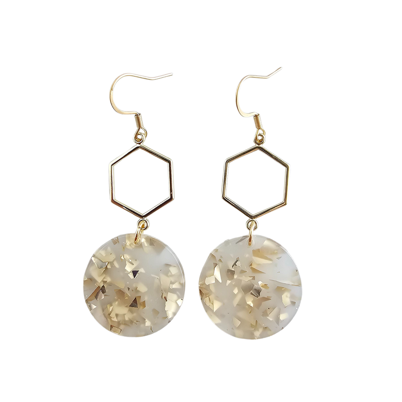 Layla Earrings - Gold Flake