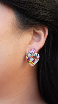 Darling Heart Earrings - Fiesta