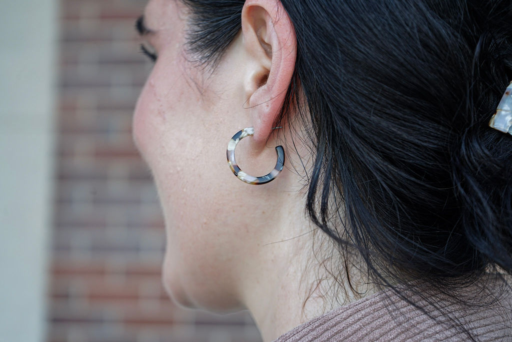 Cam Mini Hoops -  Chai Tea