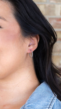 Luxe Tatum Hoops - Silver