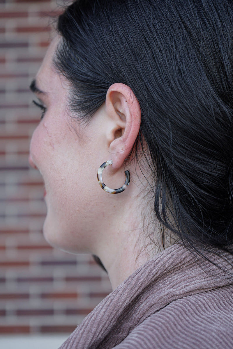 Cam Mini Hoops -  Chai Tea