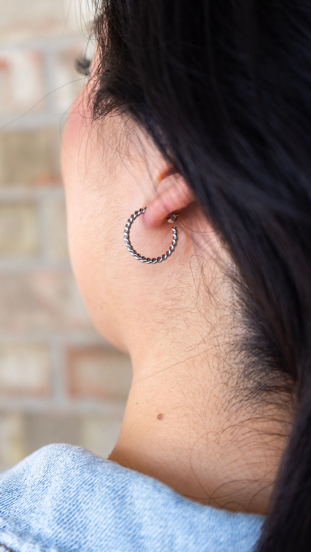 Luxe Tatum Hoops - Silver