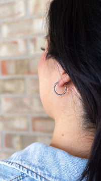 Luxe Tatum Hoops - Silver