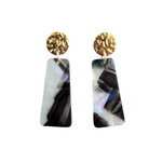 Mia Mini Earrings - Midnight Opal