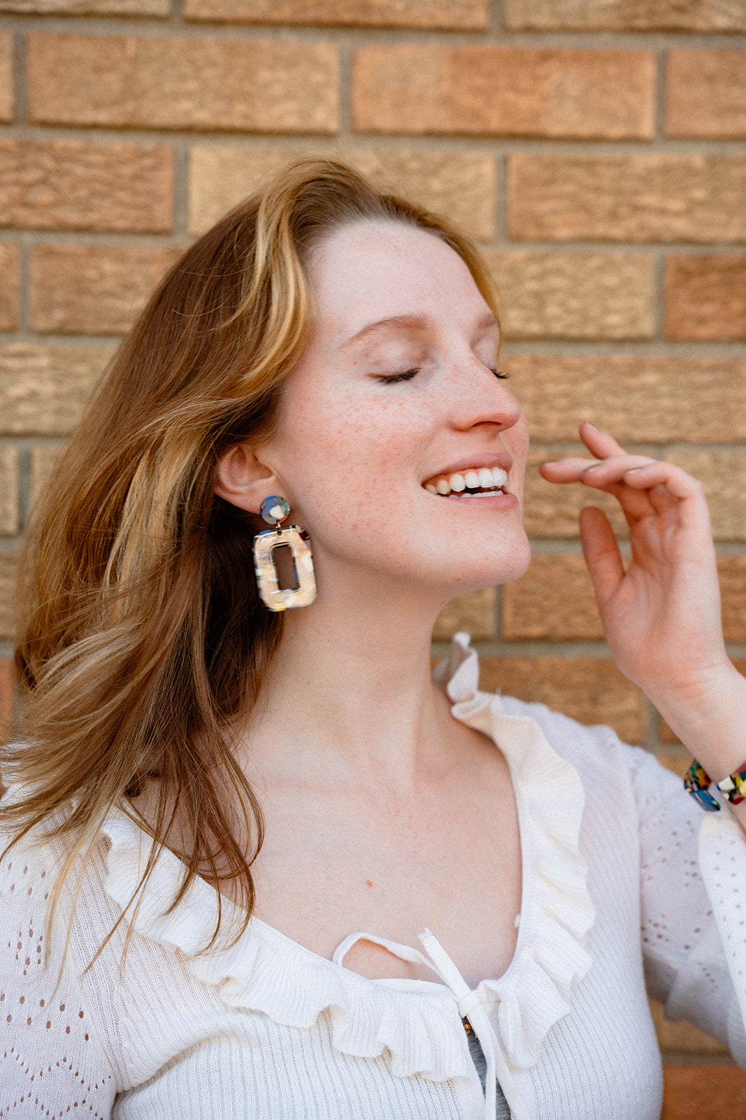 Margot Earrings - Moody Mosaic