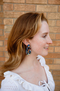 Margot Earrings - Moody Mosaic