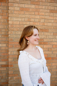 Zoey Mini Earrings - Shimmering Taupe