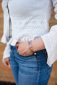 Brynn Bracelet - Shimmering Taupe - Small