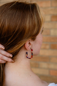 Jenna Hoops - Jewel Stained Glass