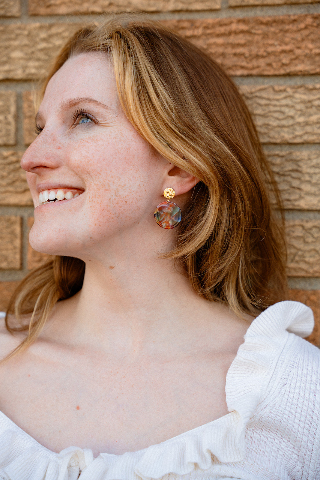 Addy Earrings - Jewel Stained Glass