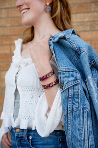 Brynn Bracelet - Jewel Stained Glass - Standard