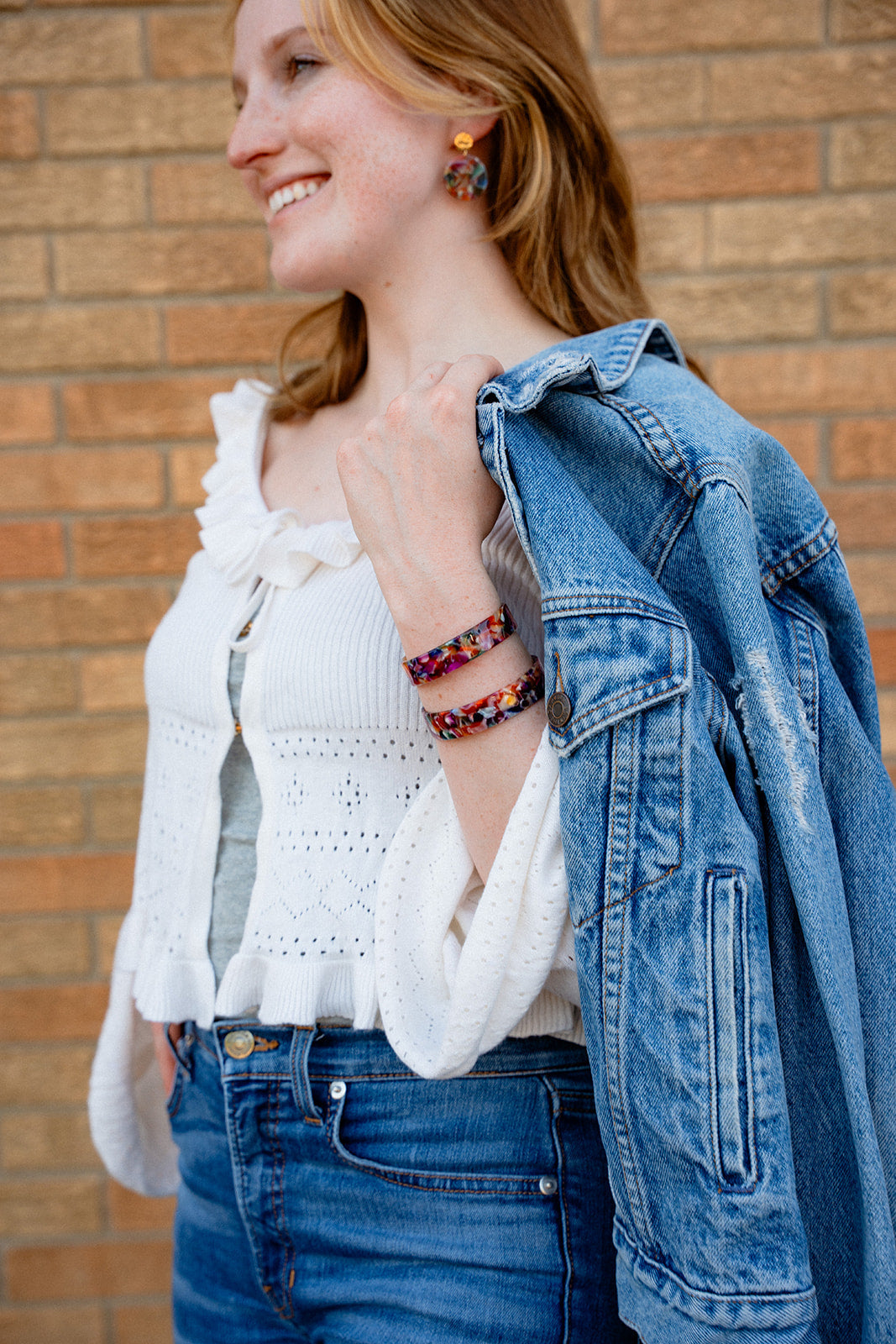 Brynn Bracelet - Jewel Stained Glass - Small