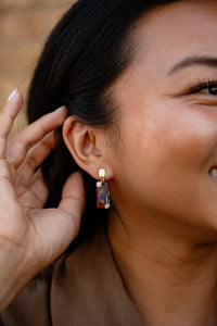 Rory Earrings - Moody Mosaic