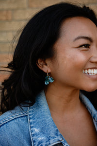 Magnolia Hoops - Alpine Green