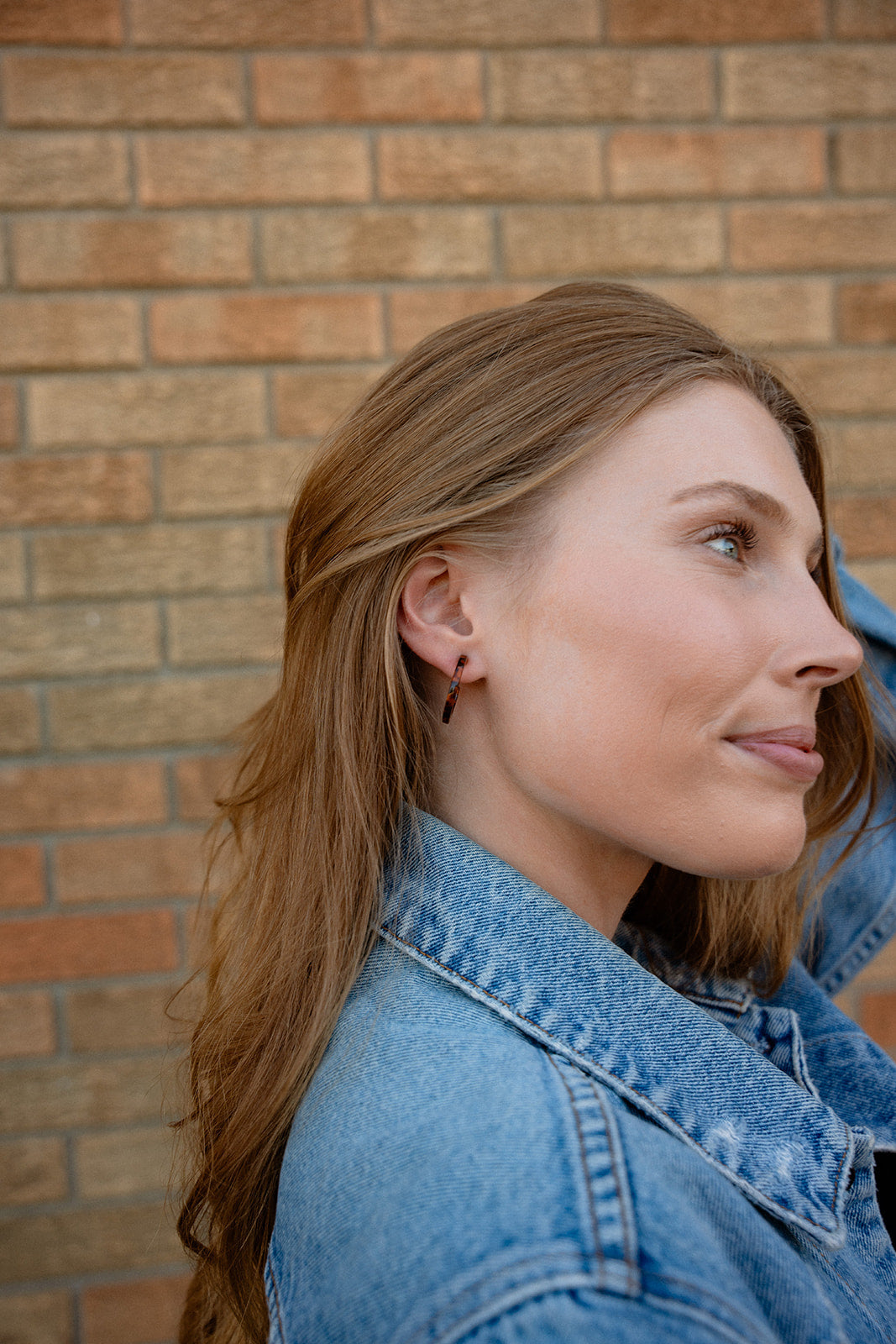 Cam Mini Hoops - Amber Dot