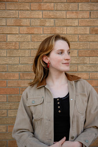 Julie Hoops - Crimson Red