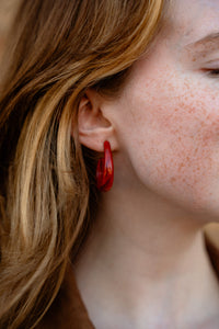 Julie Hoops - Crimson Red