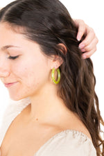 Josie Hoops - Moss Green