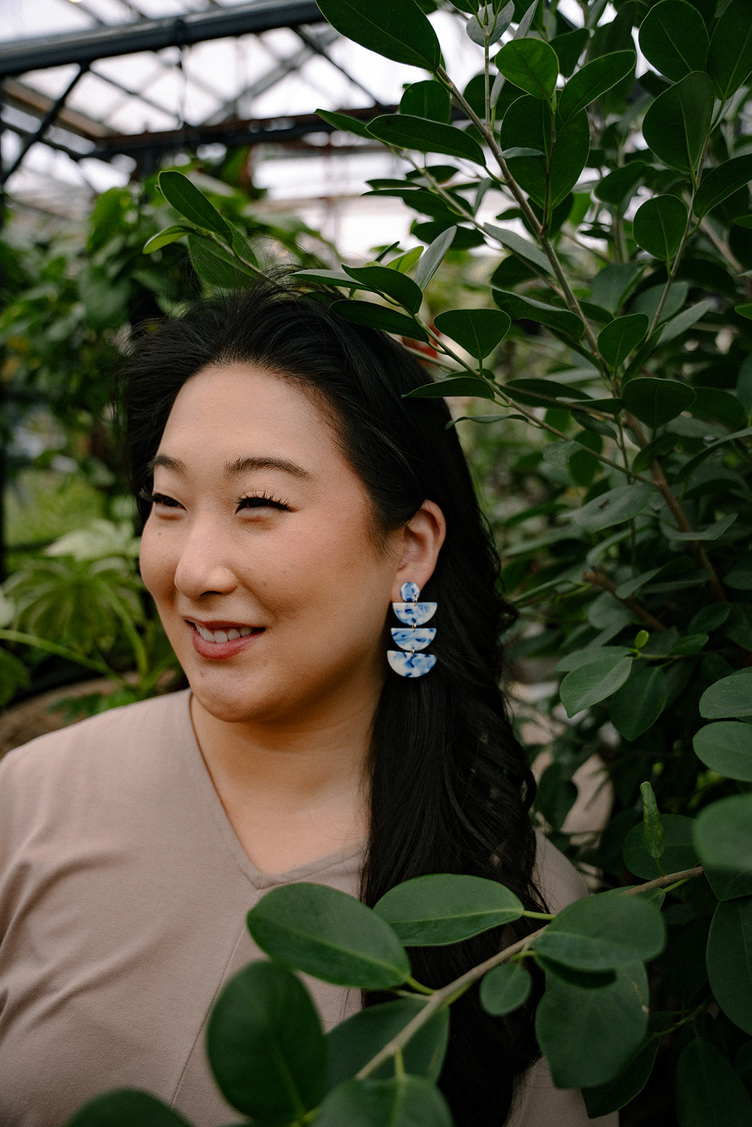 Kennedy Earrings - Greek Goddess Blue